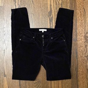 Black “velvet” jeans by Joie